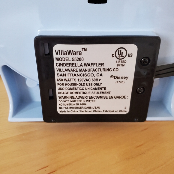 Disney Kitchen Villaware Disney Cinderella Waffle Maker Poshmark